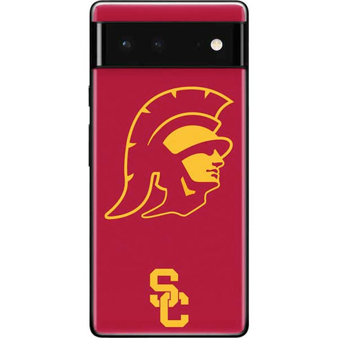 University of Southern California USC Trojan Large Mascot Google Pixel 6 Skin